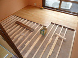 相模原市 フローリング張替工事