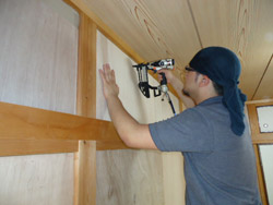 相模原市 京壁→クロス張り工事