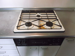 横浜市港北区 コンロ交換工事