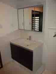 横浜市港北区 洗面台交換工事