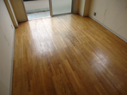 相模原市 フロアタイル上貼り工事