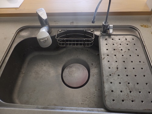 府中キッチン水栓前