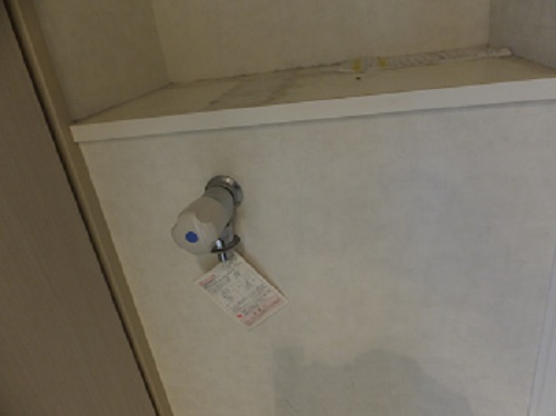 府中洗濯用水栓前