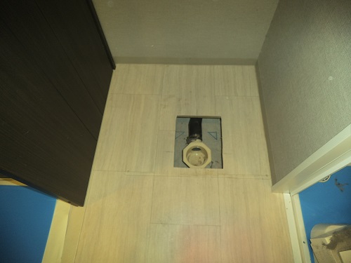 防水パン取外し