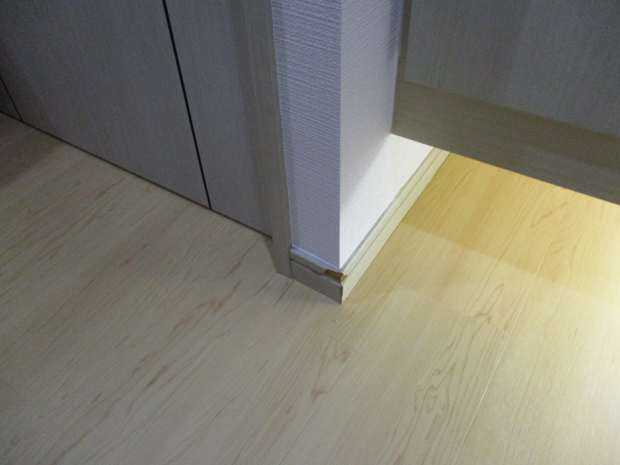 リペア補修 施工前 建具の剥がれ 1