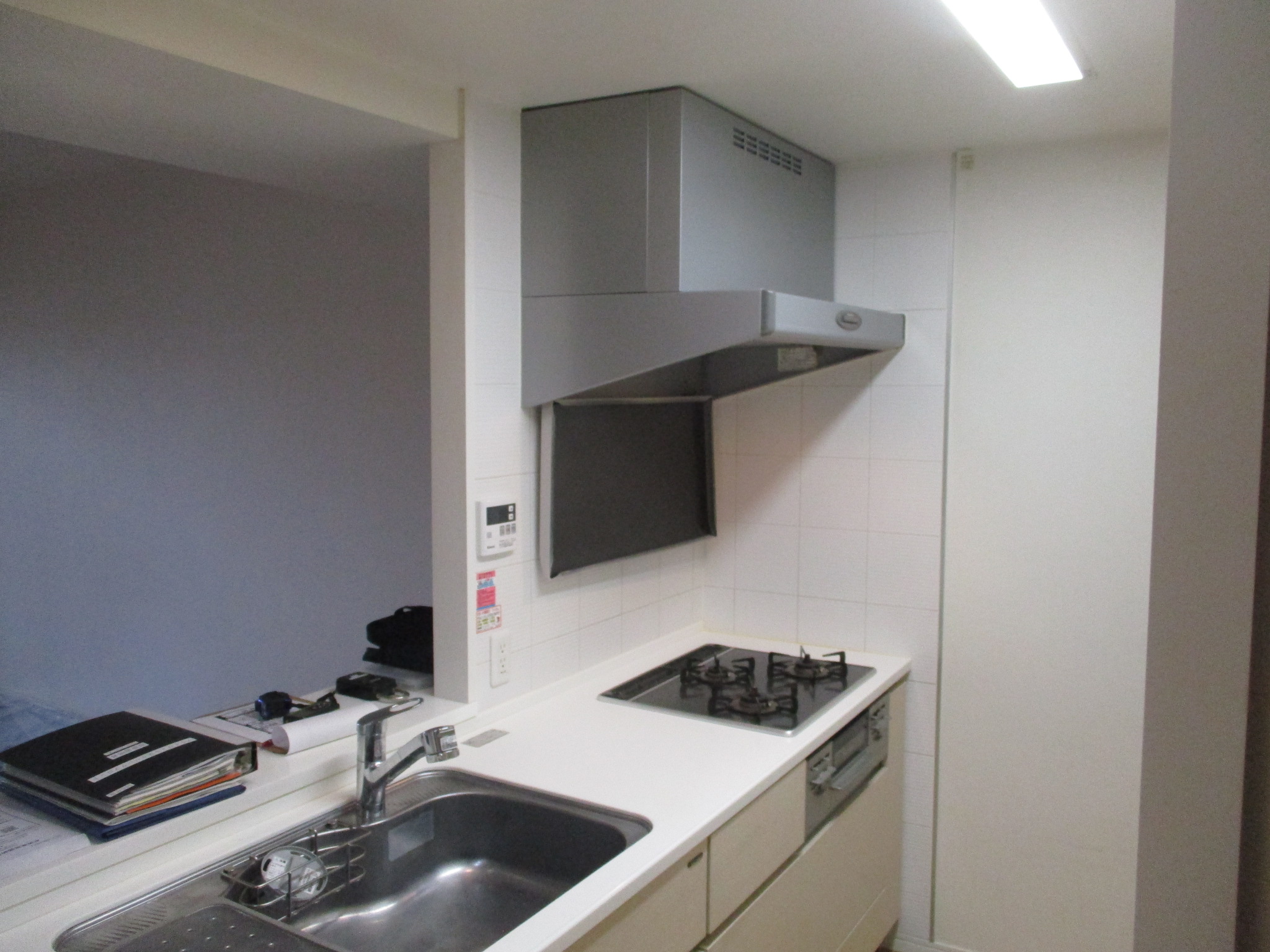 キッチン 照明 シーリングライト 施工前 1