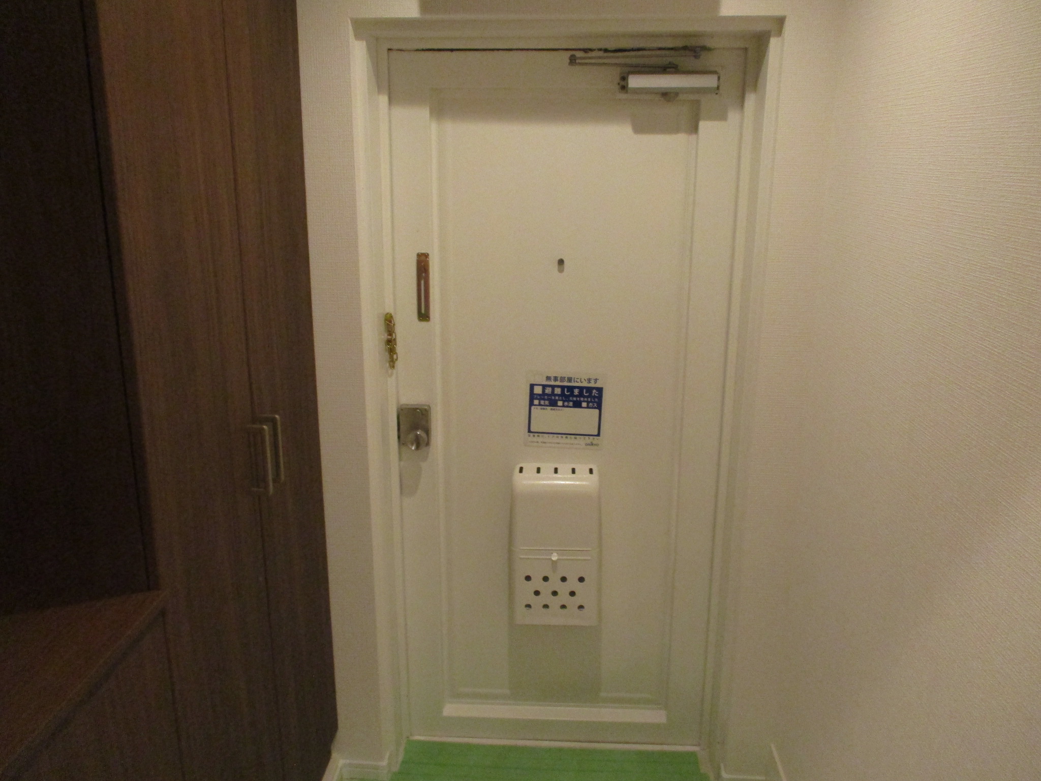 玄関扉 塗装 ホワイト系 施工後