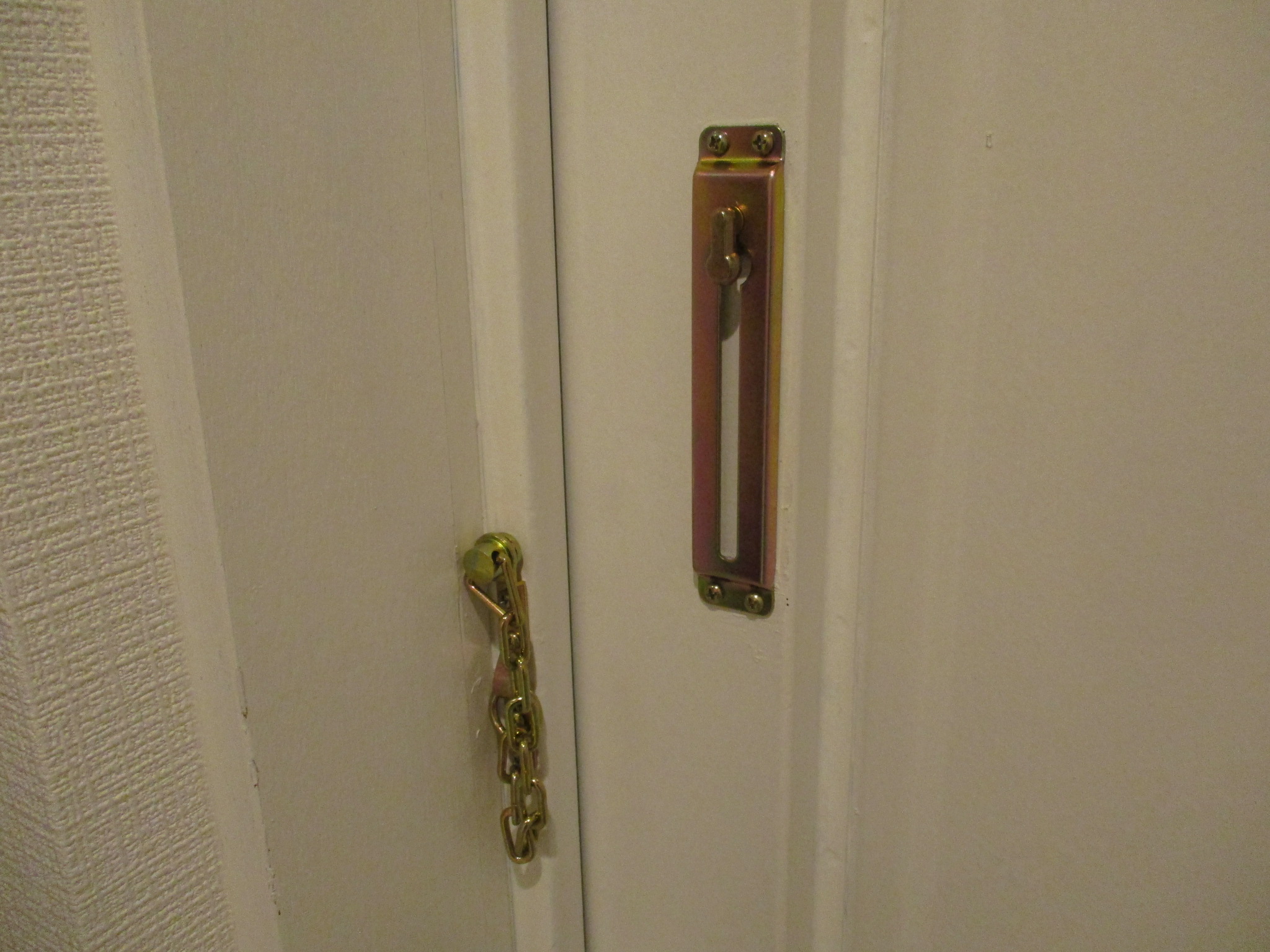 玄関扉 枠 塗装 施工後 アップ