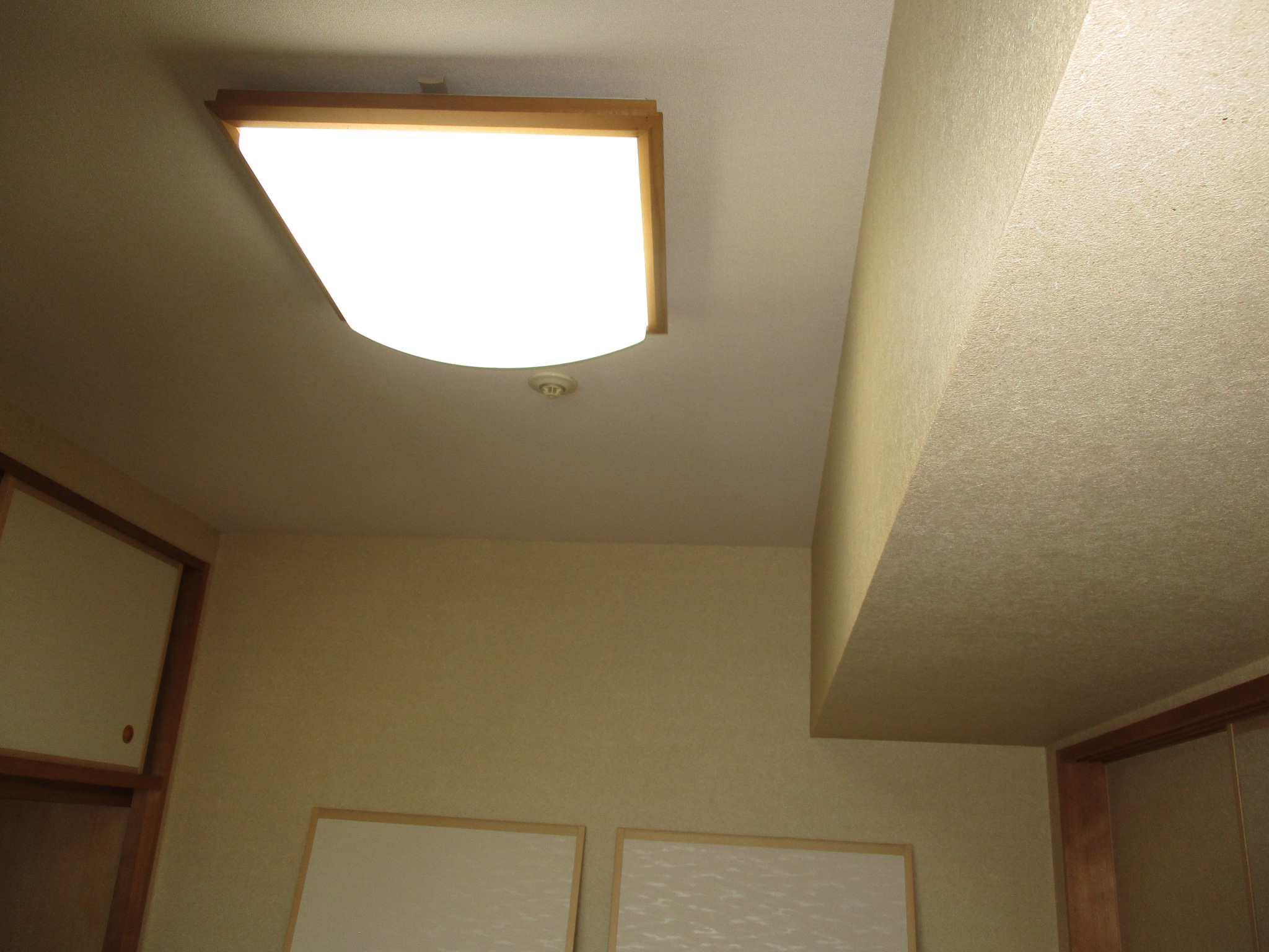 和室 照明 施工前