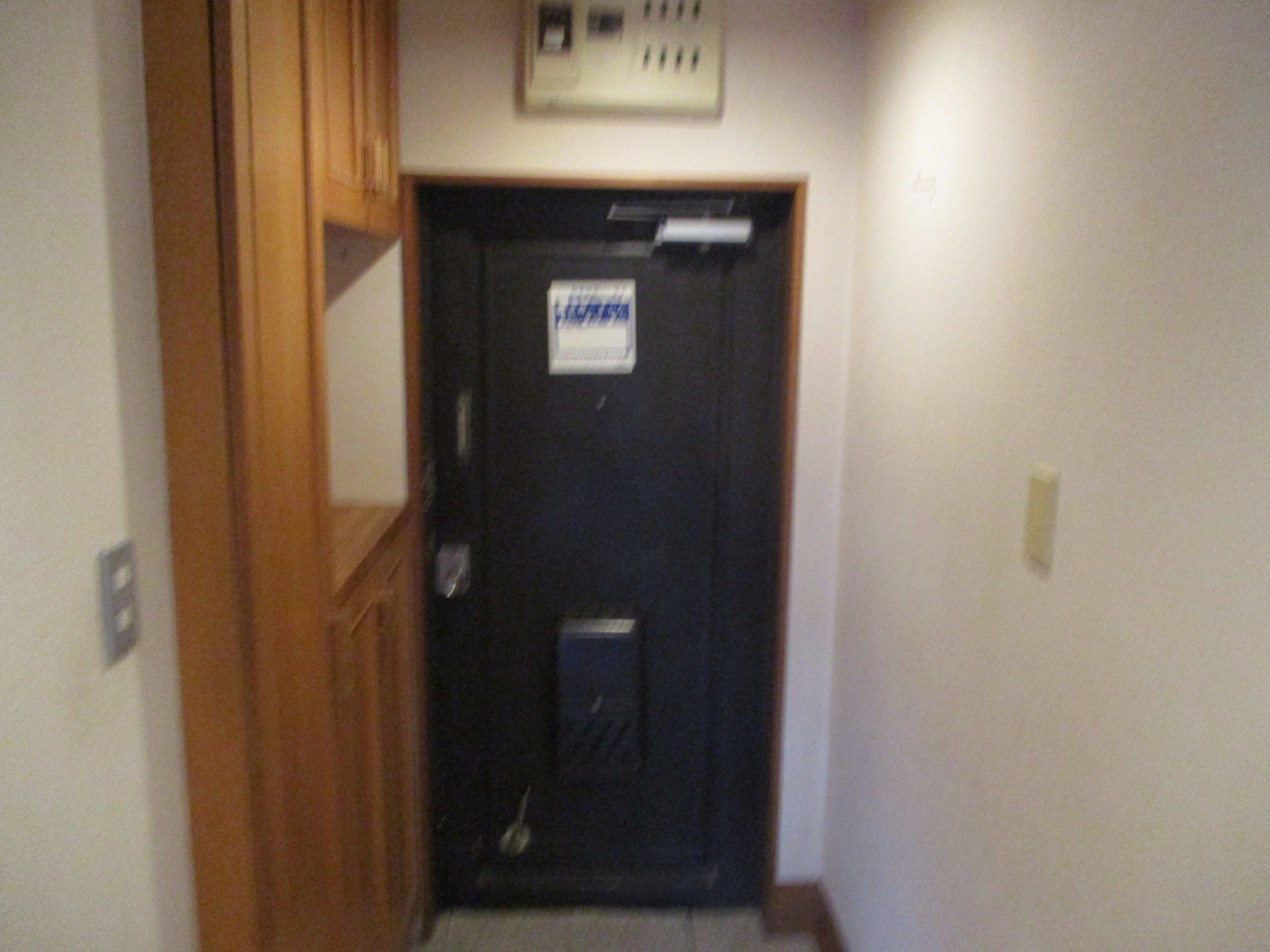 玄関扉 ポスト 塗装 施工前