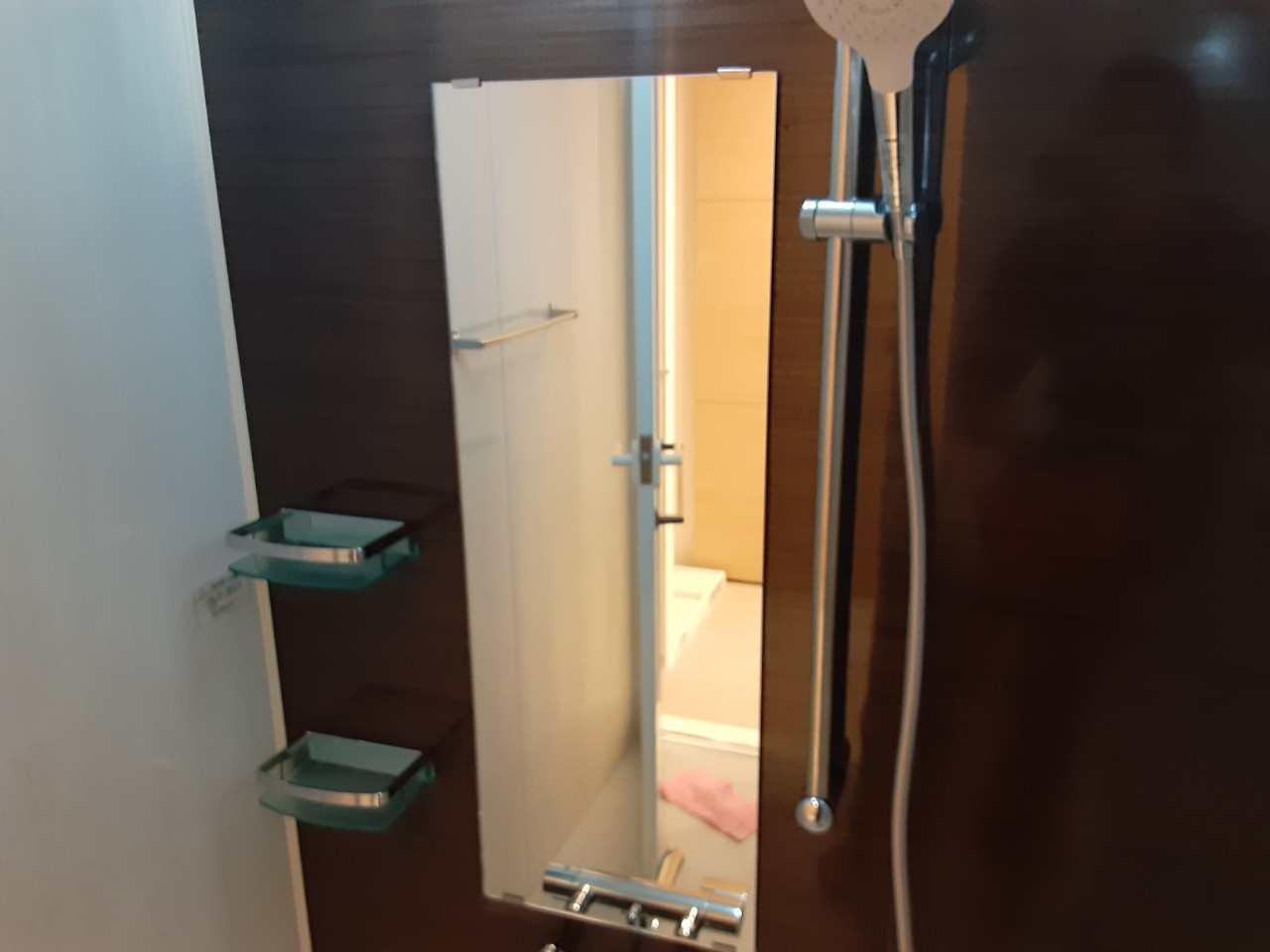 浴室鏡 施工後 クリアな視界