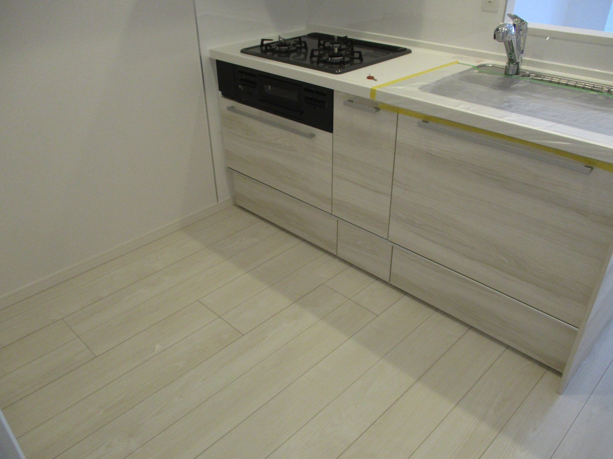 最新キッチン 施工後 1