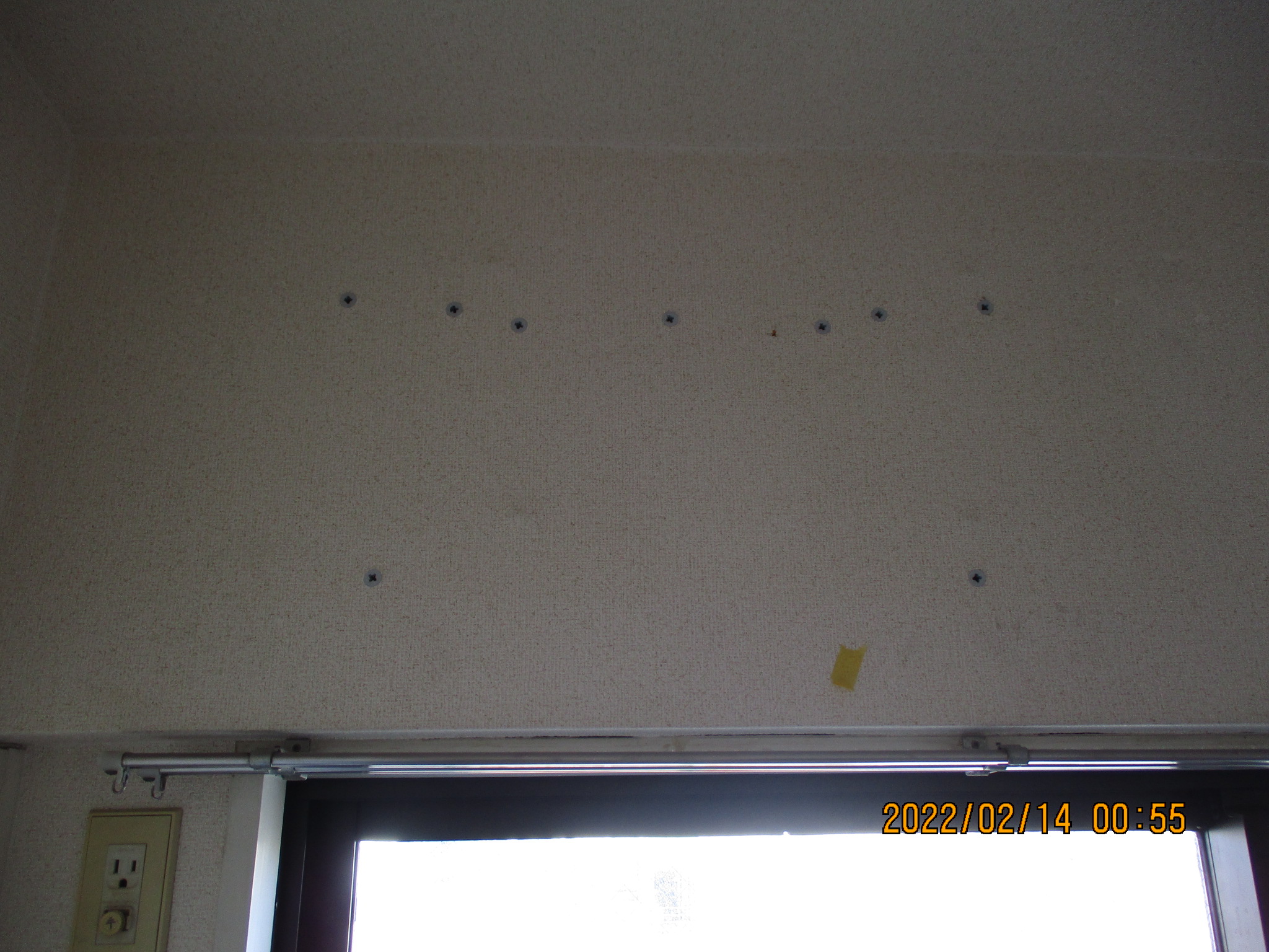 エアコン周り クロス汚れ 施工前