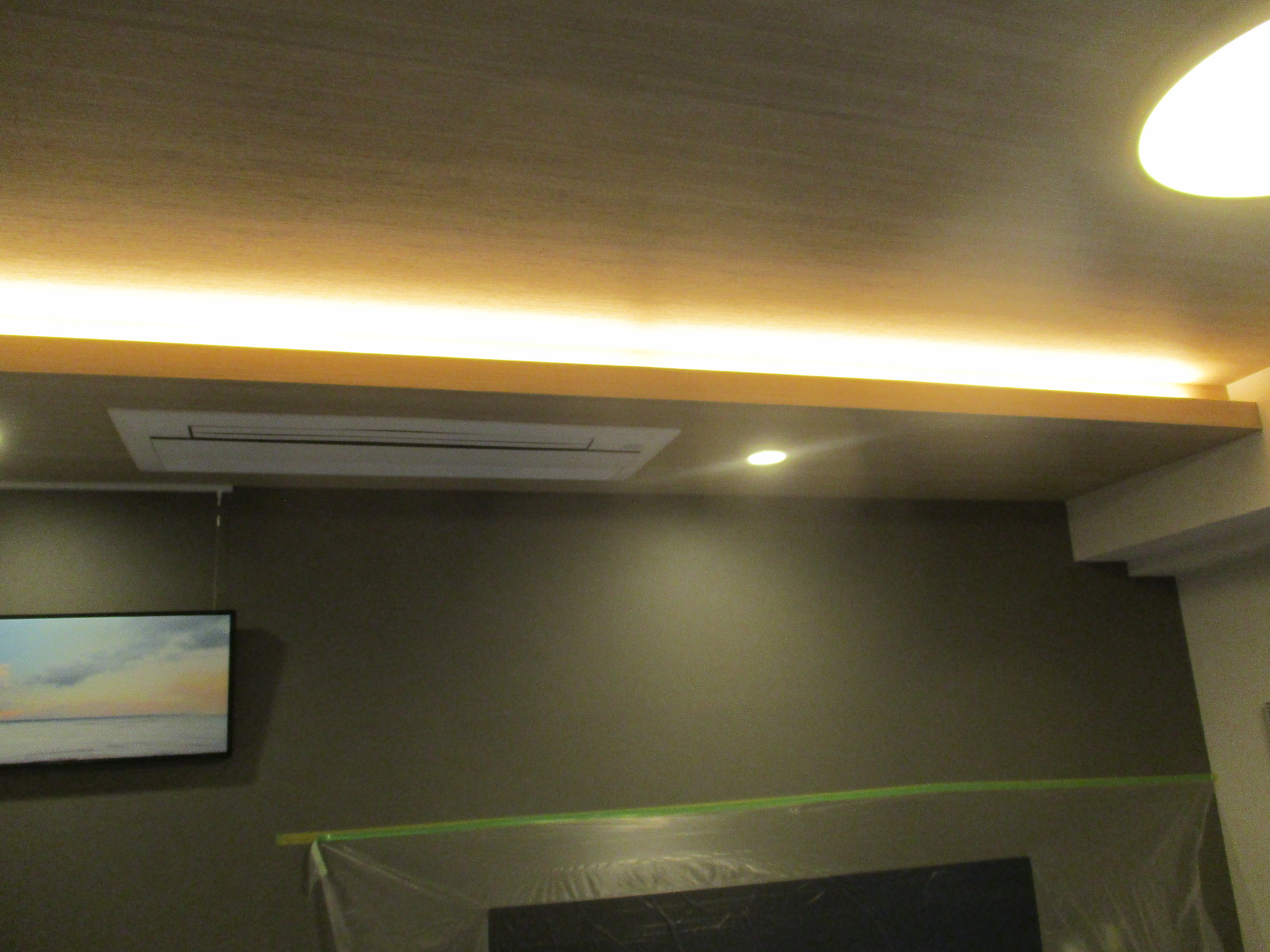 間接照明 コープ照明 施工後 1