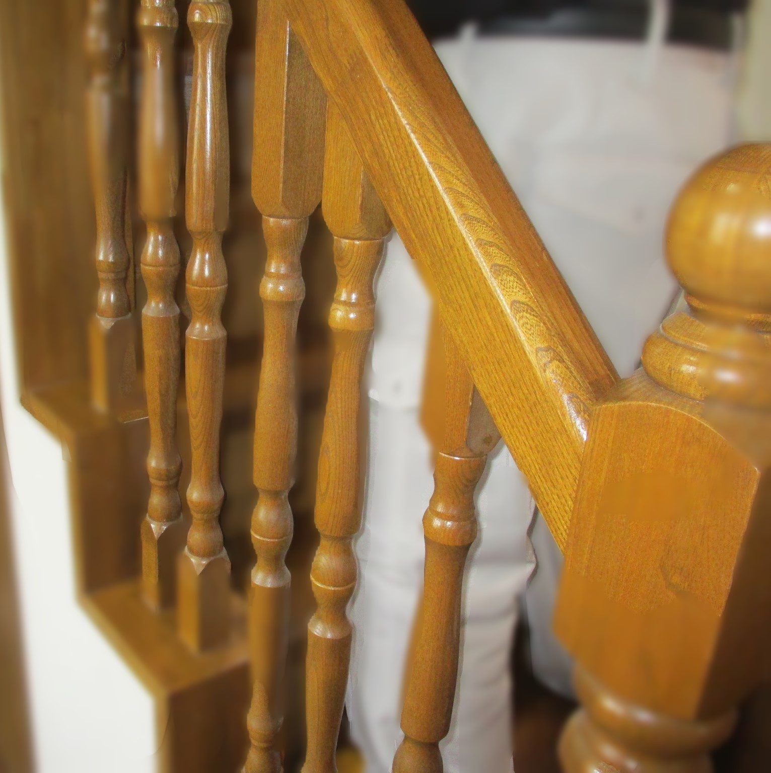 手すり 柱の並び直し