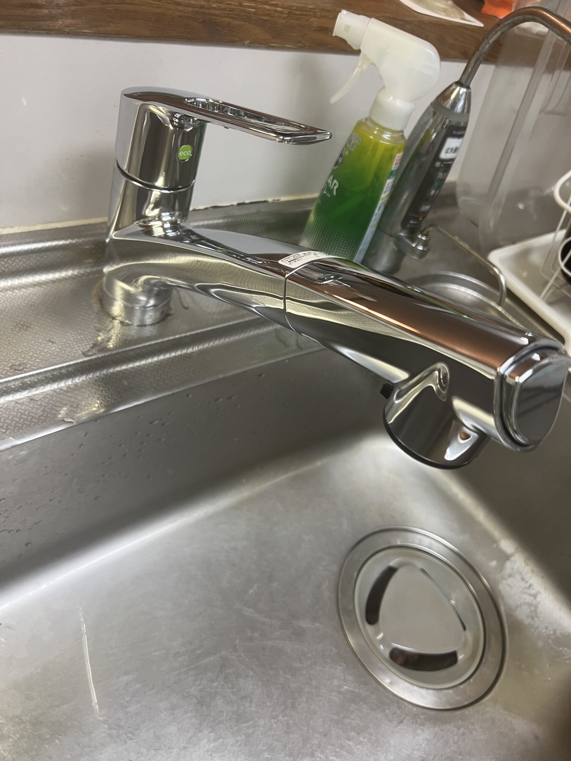 キッチン水栓 交換後 1
