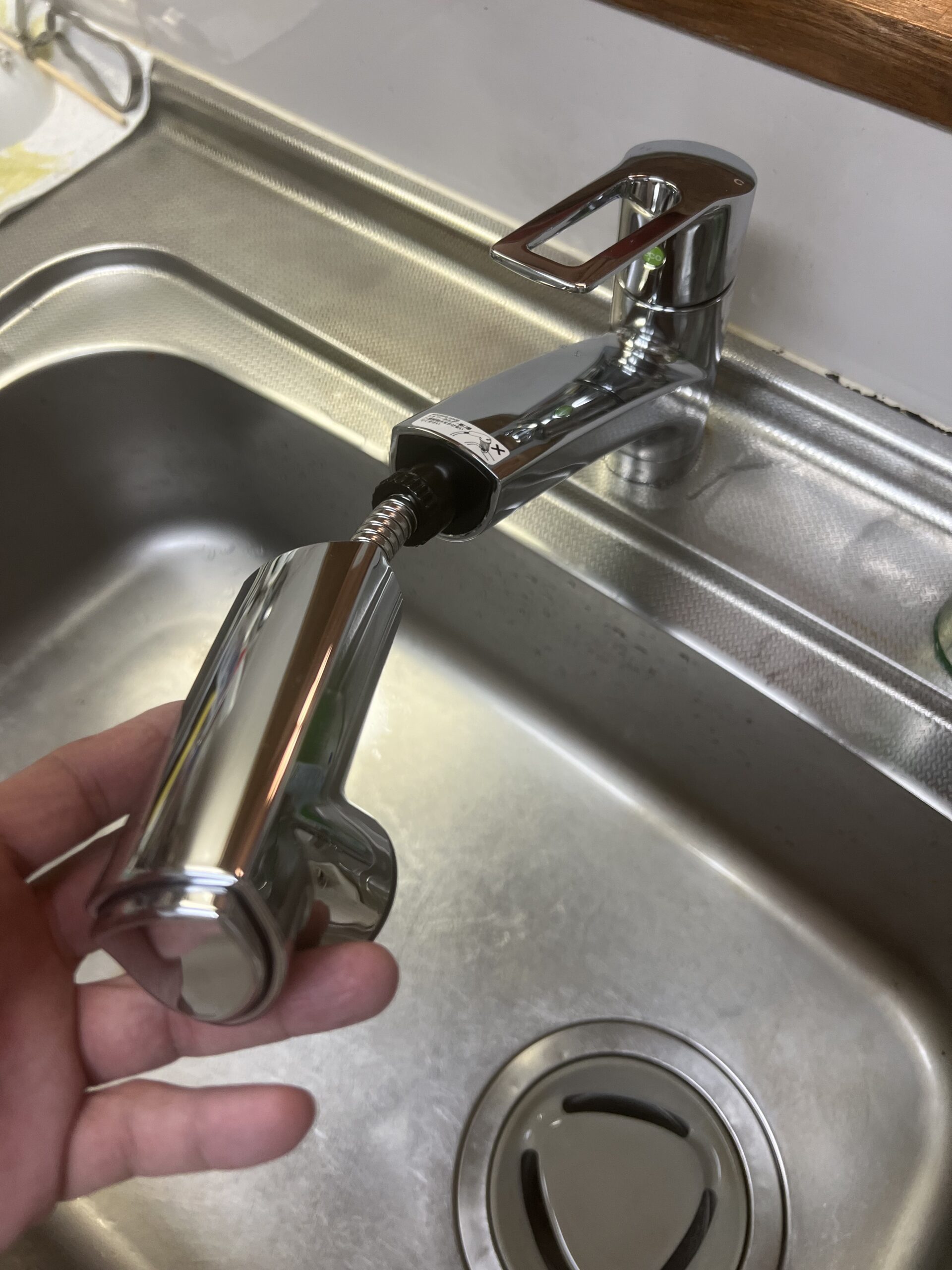 ハンドシャワー 動作確認