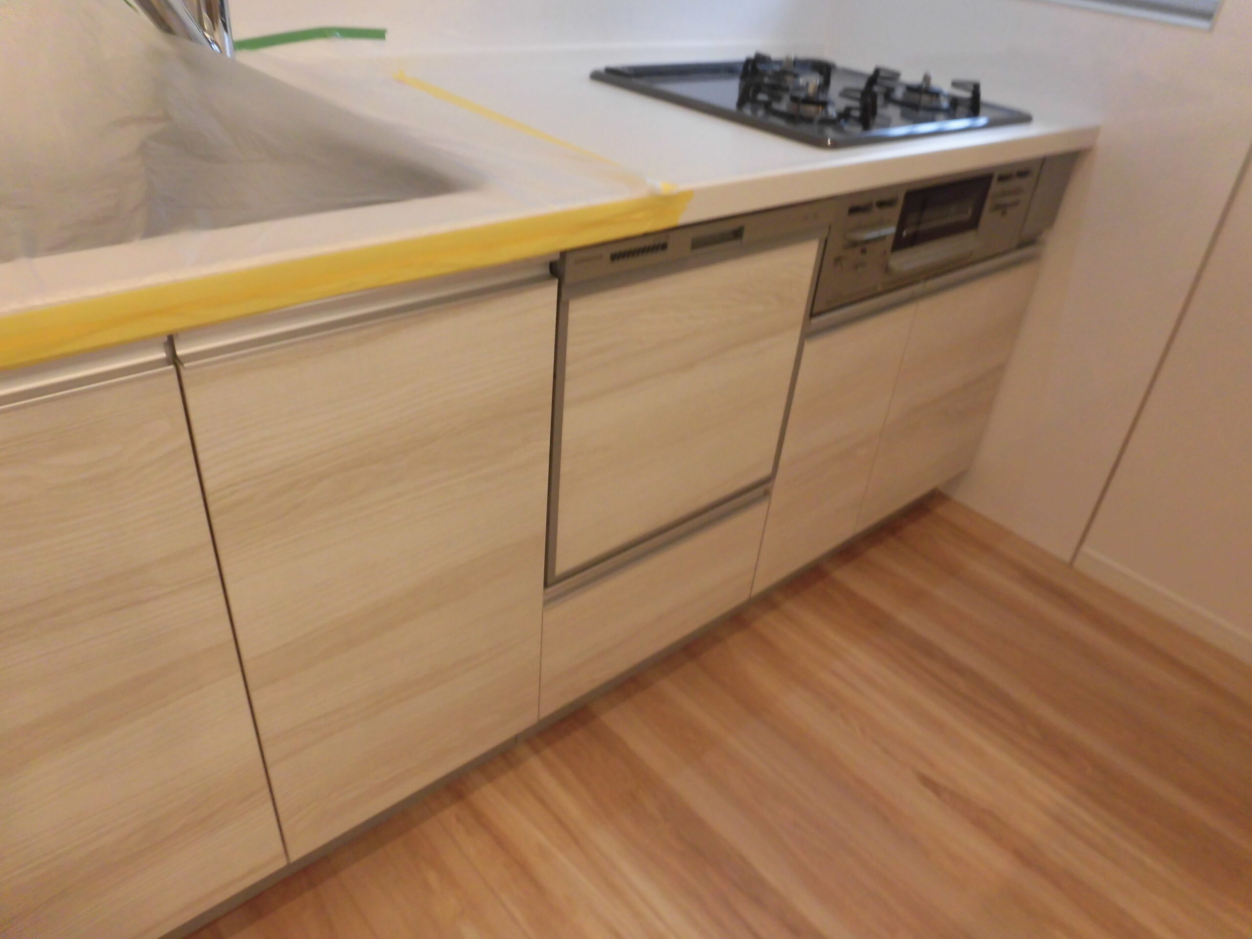 キッチンリノベーション 施工後 コンロ側