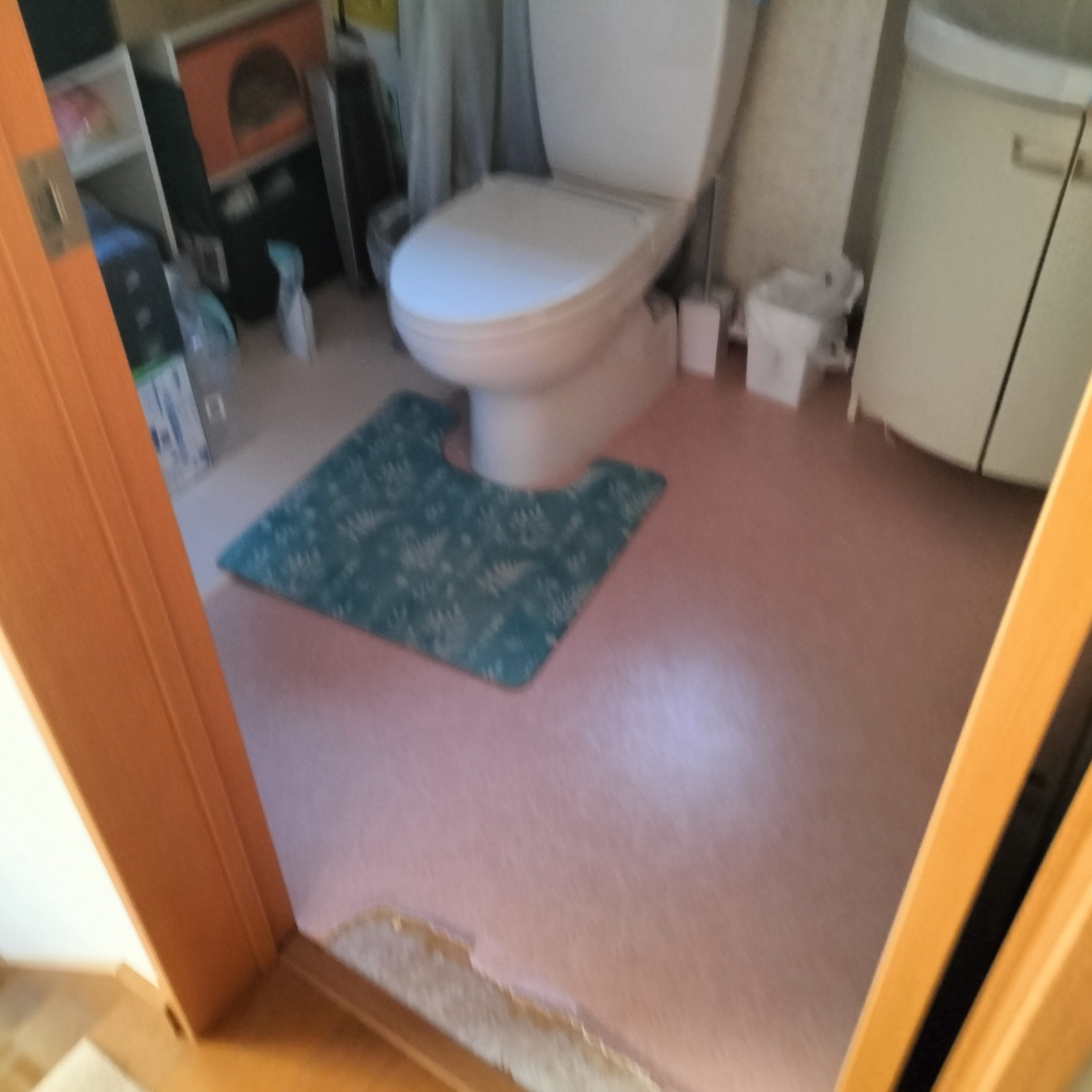 トイレ床 クッションフロア 剥がれ