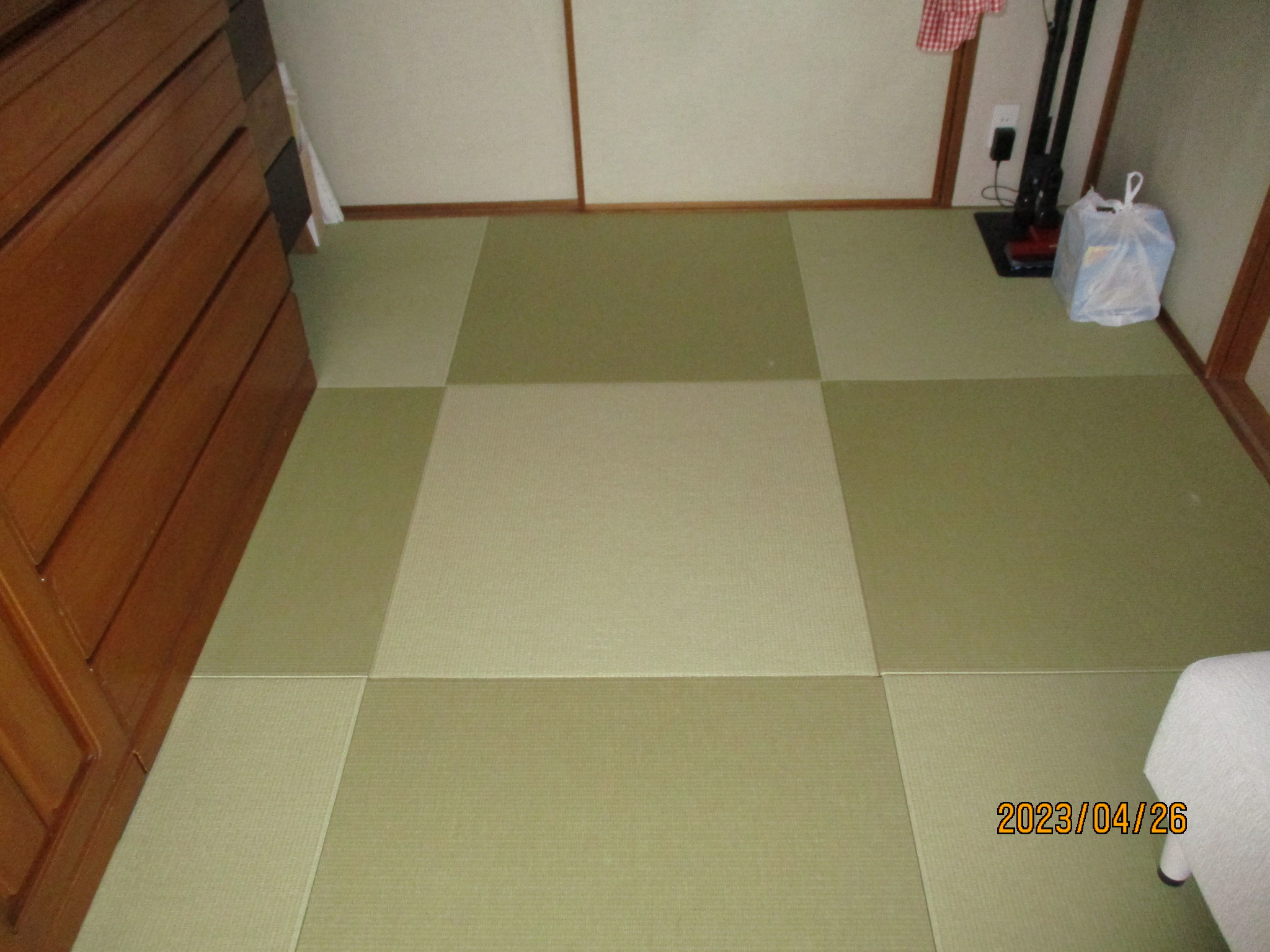 和室リフォーム 施工前 琉球畳