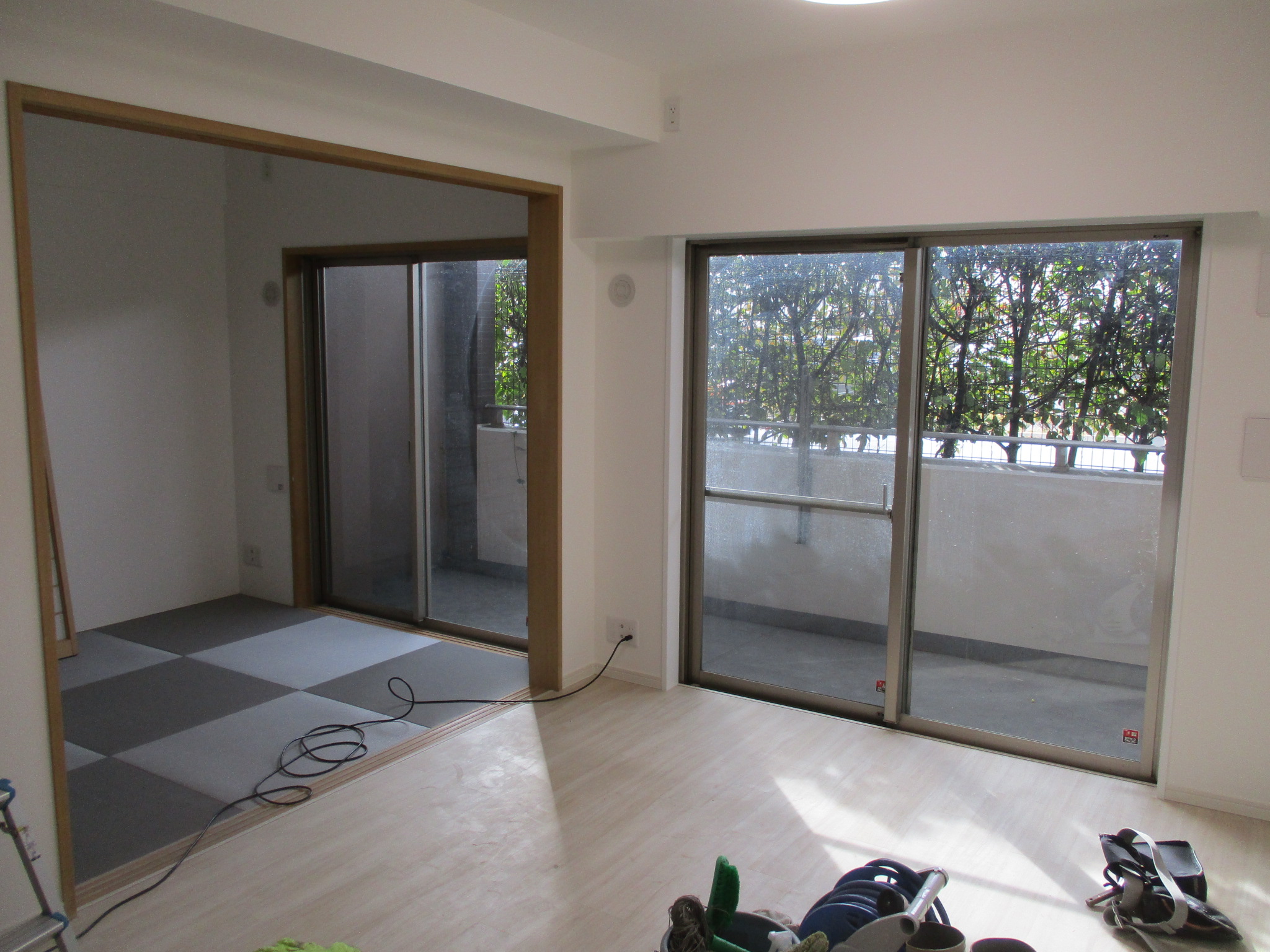 和室リフォーム 施工後 半帖畳