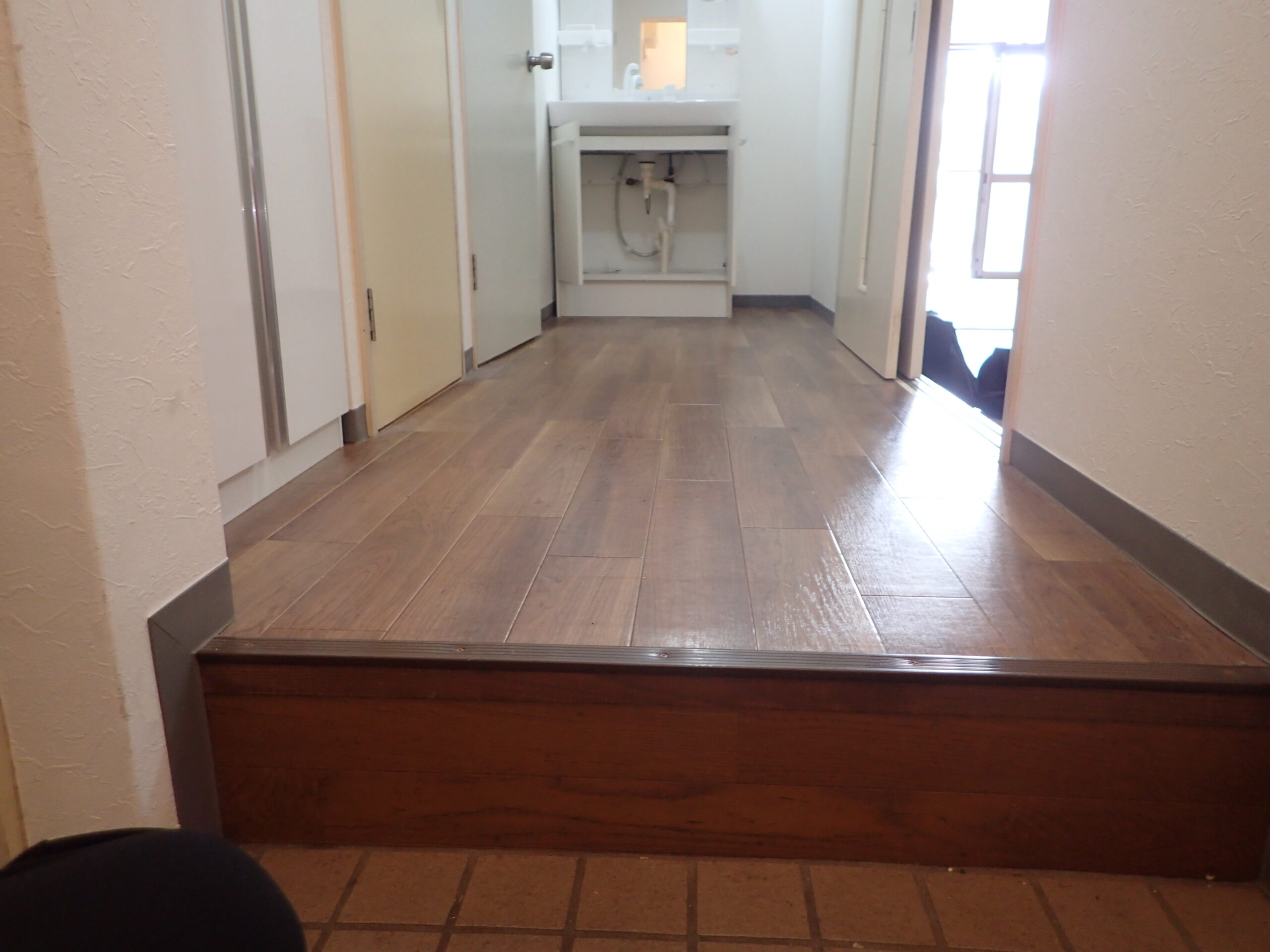 玄関框リフォーム 施工前