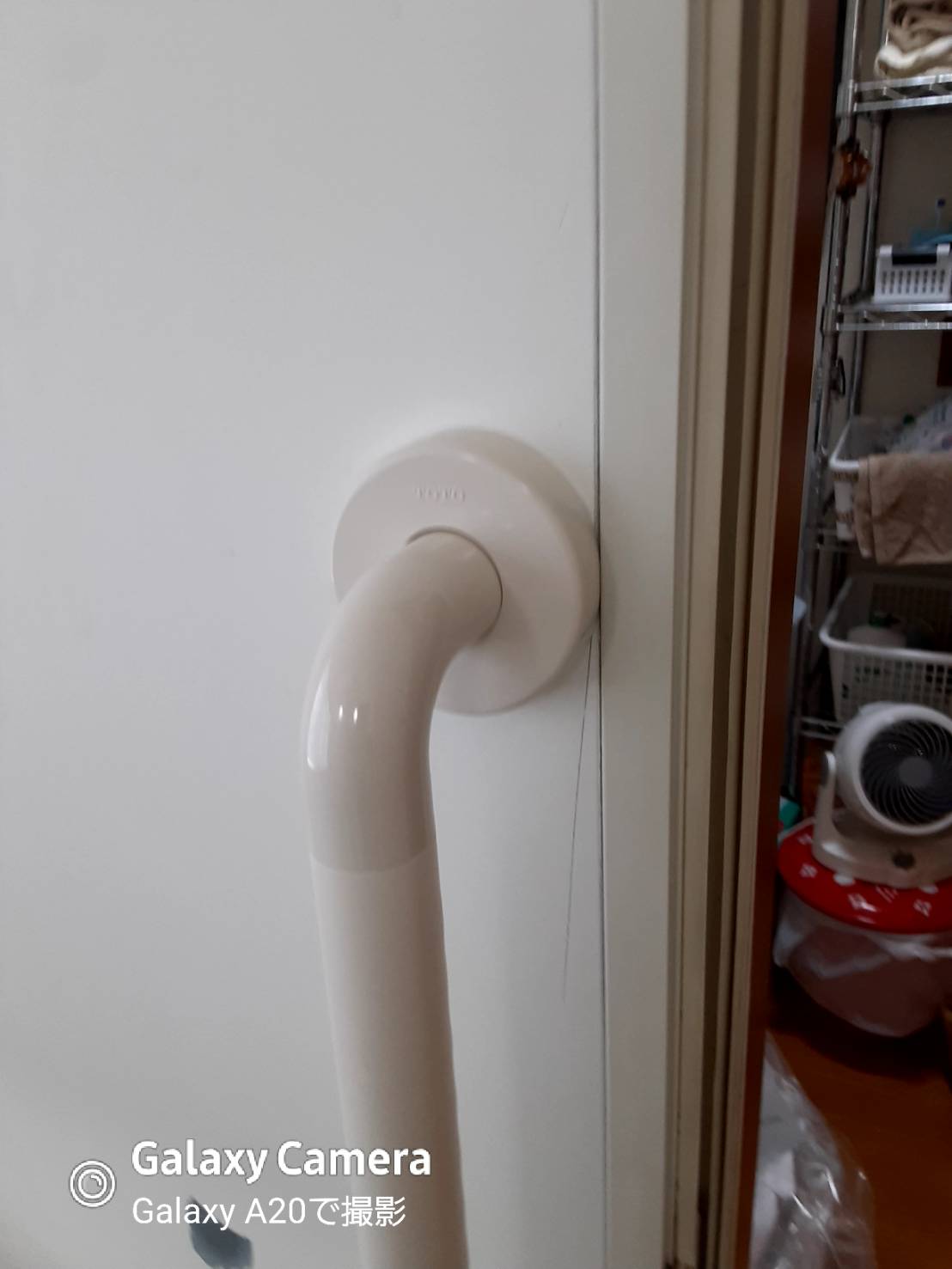 町田市浴室リフォーム施工後 TOTOセーフティータイプ L字手すり