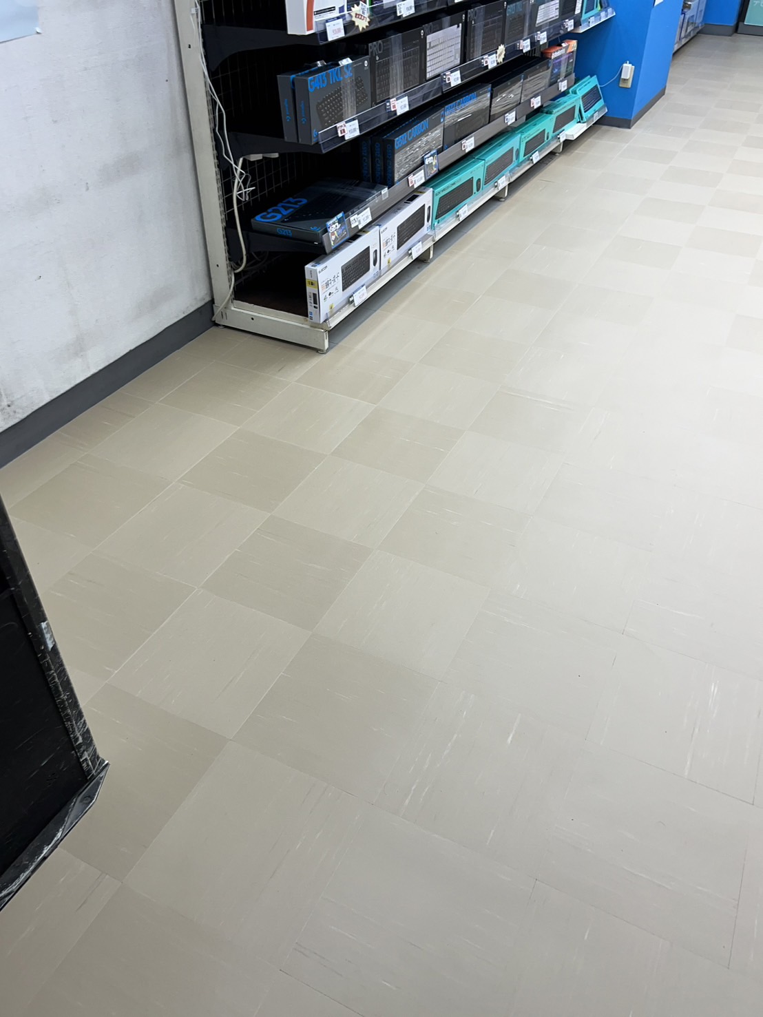 町田市店舗床リフォーム施工後 美しい仕上がり