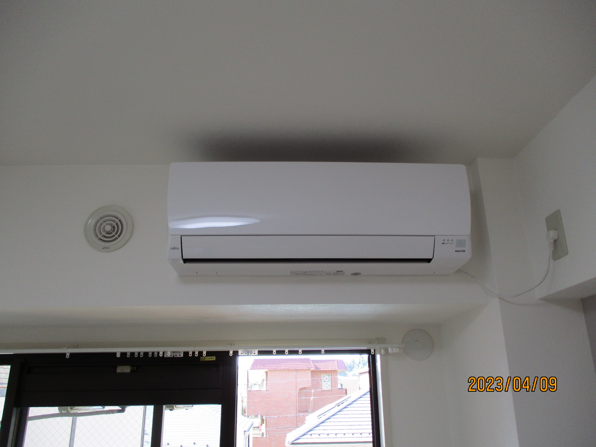 町田市エアコン交換施工後 最新エアコン