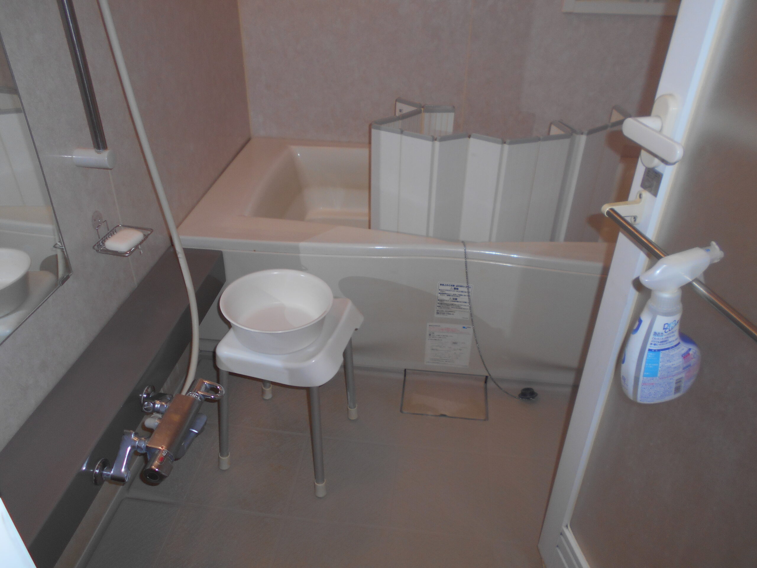 町田市ユニットバスリフォーム施工前 浴室全体