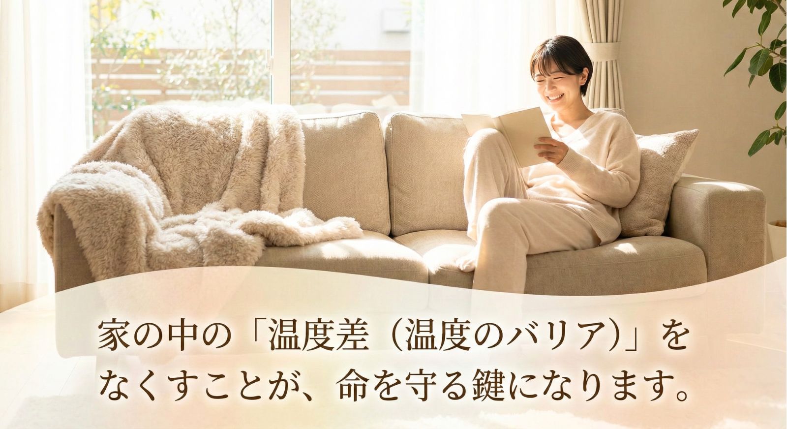 部屋ごとの温度差を示すイメージ図